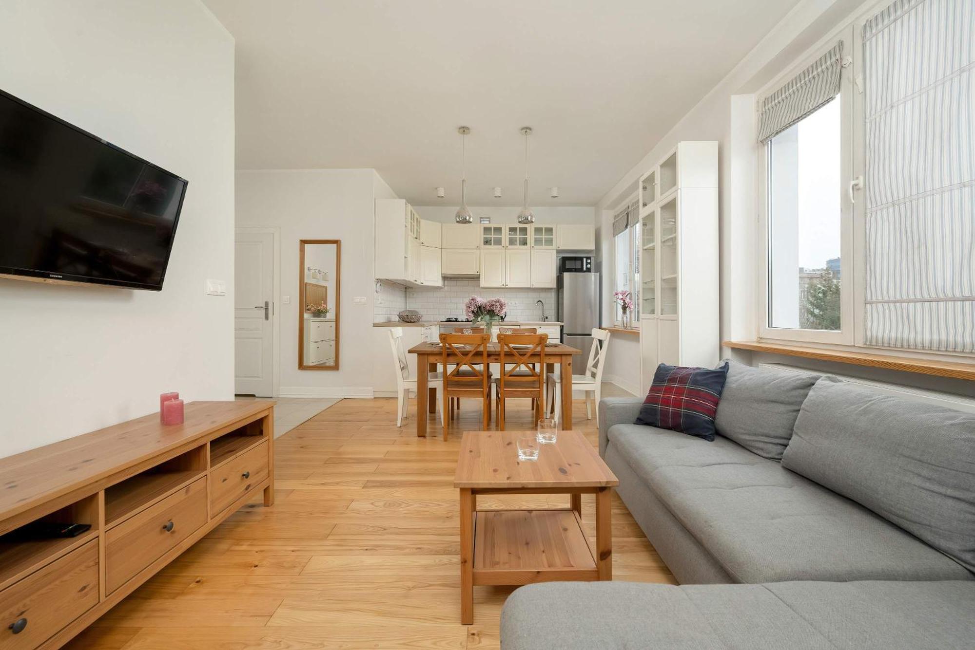 Pawlowa Stylish Apartment With Balcony & Home Office Wroclaw By Noclegi Renters 외부 사진
